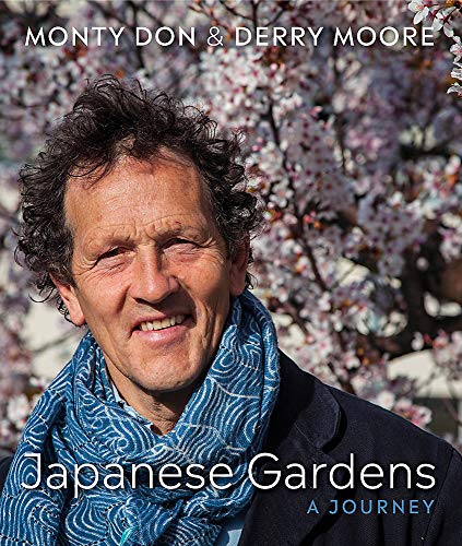Book cover featuring a smiling man with a blue scarf and cherry blossoms in the background.