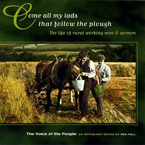"CD cover with two men and horses in a field, dark green background."