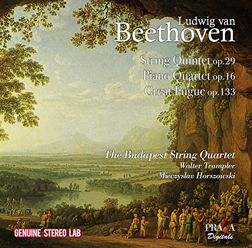 Mieczyslaw Horsowsky & Budapest String Quartet - Beethoven: String Quintet, Piano Quartet, Great Fugue [CD]