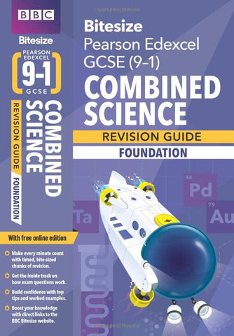 BBC Bitesize Edexcel GCSE (9-1) Combined Science Foundation Revision Guide inc online edition - 2023 and 2024 exams: for home learning, 2022 and 2023 assessments and exams (BBC Bitesize GCSE 2017)