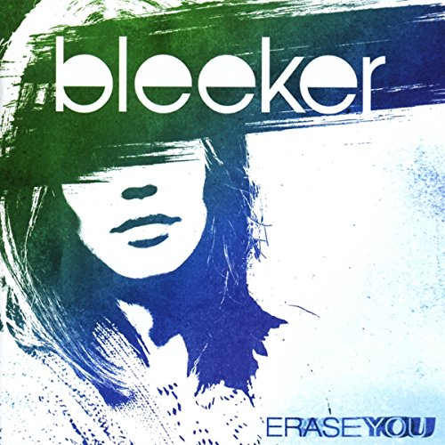 Album cover with a woman's face obscured by green and blue brush strokes.