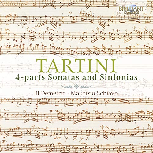 Il Demetrio Ensemble; Maurizio Schiavo - Tartini: 4-Parts Sonatas And Sinfonias [CD]