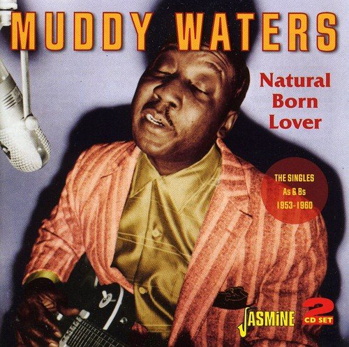 Muddy Waters CD cover featuring a man singing with a guitar and microphone.