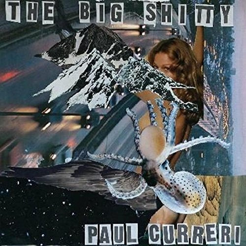 The image is an album cover. Alt text: "Album cover with a woman and a collage of images."