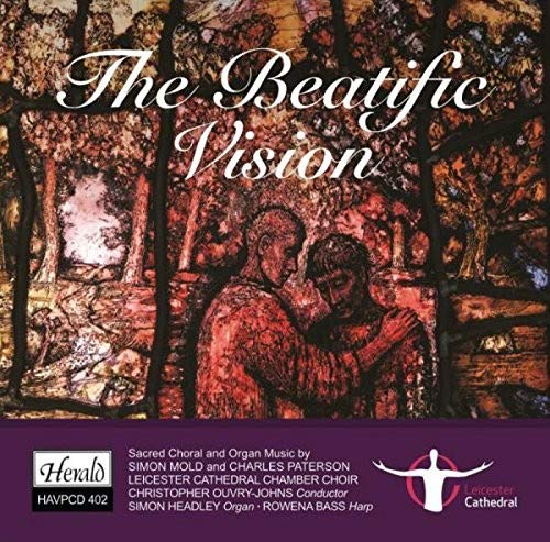 CD cover art: stained-glass style image of embracing figures, with text overlay.