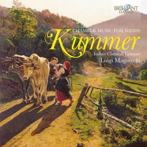 "CD cover featuring a painting of a couple and oxen on a rural path."