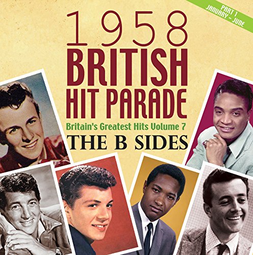 CD cover with "1958 British Hit Parade" text and five male musician portraits.