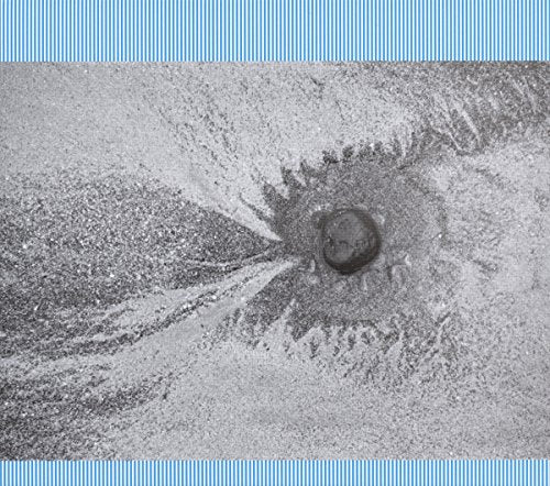 The image shows a CD with a black and white textured cover.