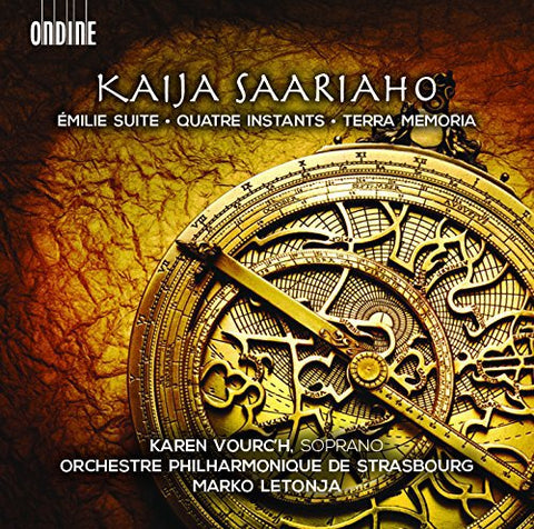 Phil De Strasbourg/letonja - Saariaho:Quatre Instants [Marko Letonja, Karen Vourc'h; Orchestre Philharmonique de Strasbourg] [ONDINE: ODE 1255-2] [CD]