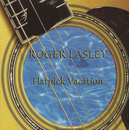 "Album cover featuring a guitar sound hole with a blue water pattern inside."