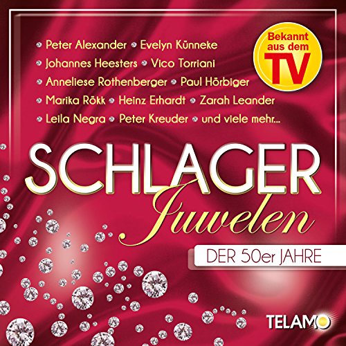 Red CD cover with white text, jewels, and a yellow TV logo.