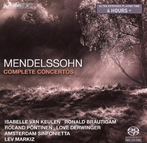 A CD cover featuring a misty forest scene with text overlay and artist names.