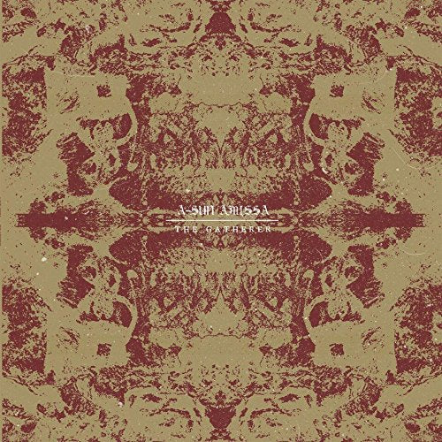 A-sun Amissa - The Gatherer album cover with abstract red and beige design.