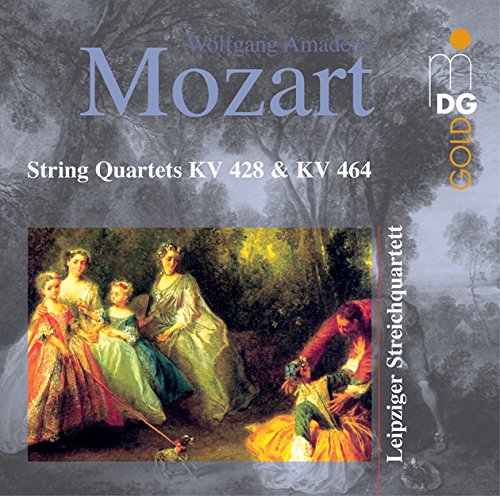 CD cover featuring a 18th-century painting of people in a forest, grey background.