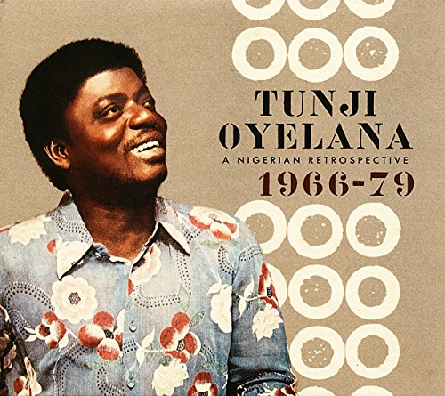Album cover featuring Tunji Oyelana, a smiling man in a floral shirt, on a beige background.