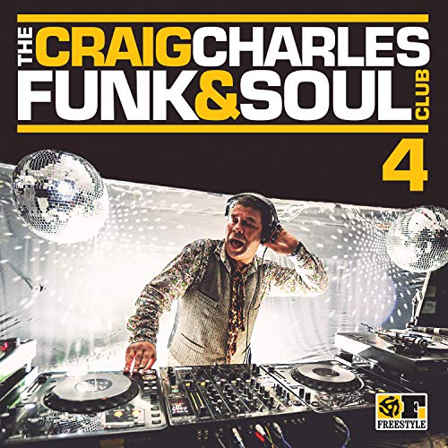 CD album cover featuring Craig Charles DJing with disco balls and text "Craig Charles Funk & Soul Club".