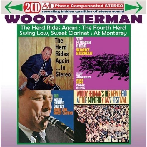 Woody Herman - Four Classic Albums (The Herd Rides Again In Stereo / The Fourth Herd / Swing Low. Sweet Clarinet / At The Monterey Jazz Festival) [CD]