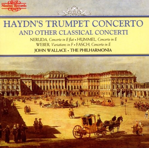 "CD cover with yellow banner, blue text, and vintage painting of horse-drawn carriages."