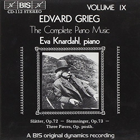 Knardahl  Eva - Grieg: Complete Piano Music - Vol. 9 [CD]