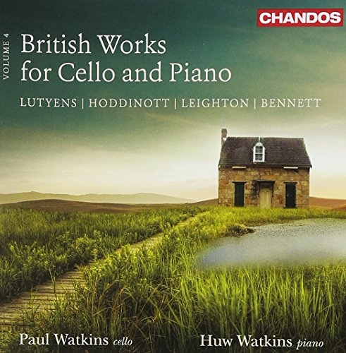 CD cover featuring a serene landscape with a small stone house and pond.