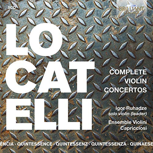 Album cover with "Locatelli" in large white text on a metal diamond plate background.