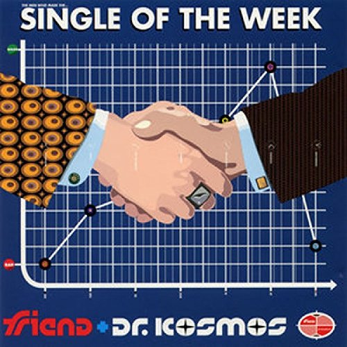"Album cover with handshake illustration and graph, titled 'Single of the Week'."