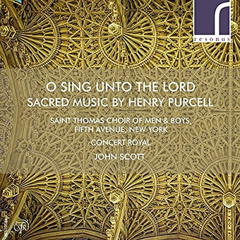 St Thomas Choir/scott - Purcello Sing Unto The Lord [CD]