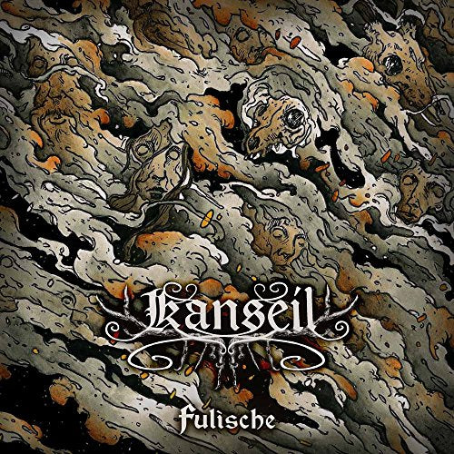 "Kanseil - Fulische" CD cover art featuring abstract, swirling patterns and white text.