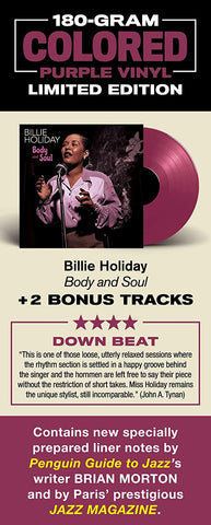 Billie Holiday - Body And Soul (+2 Bonus Tracks) (Purple Vinyl) [VINYL] Sent Sameday*
