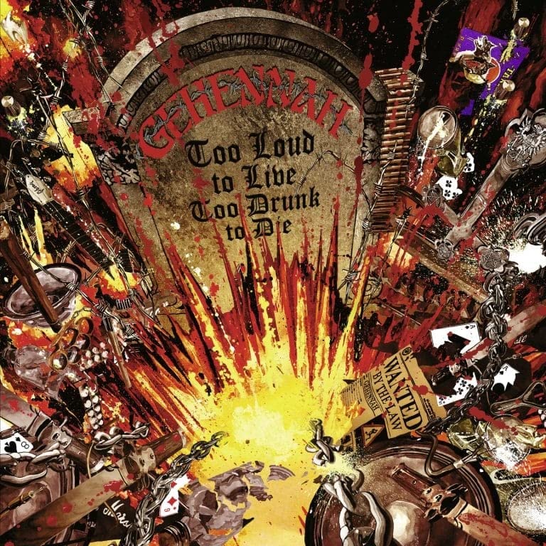 Gehennah - Too Loud To Live, Too Drunk To Die [CD]