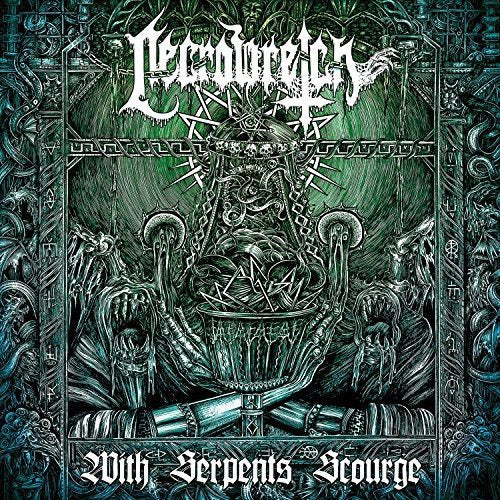 Album cover art with dark gothic illustration and white gothic font text.