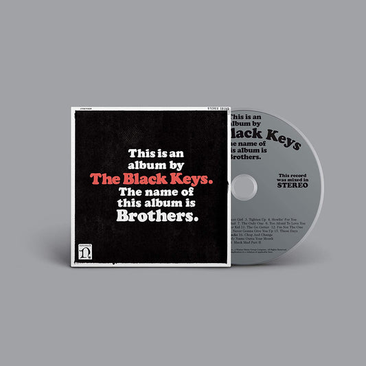 CD case with a black cover and a silver CD partially visible.