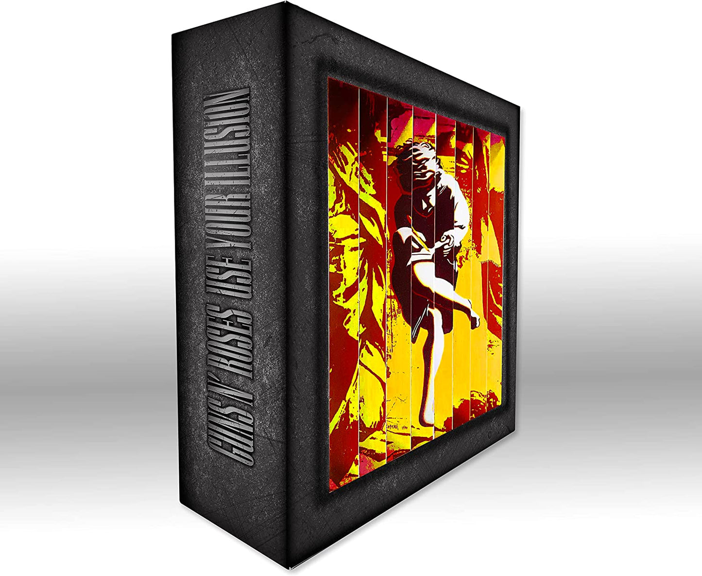 Guns N' Roses CD box set with 6 CDs, artwork, and inserts.