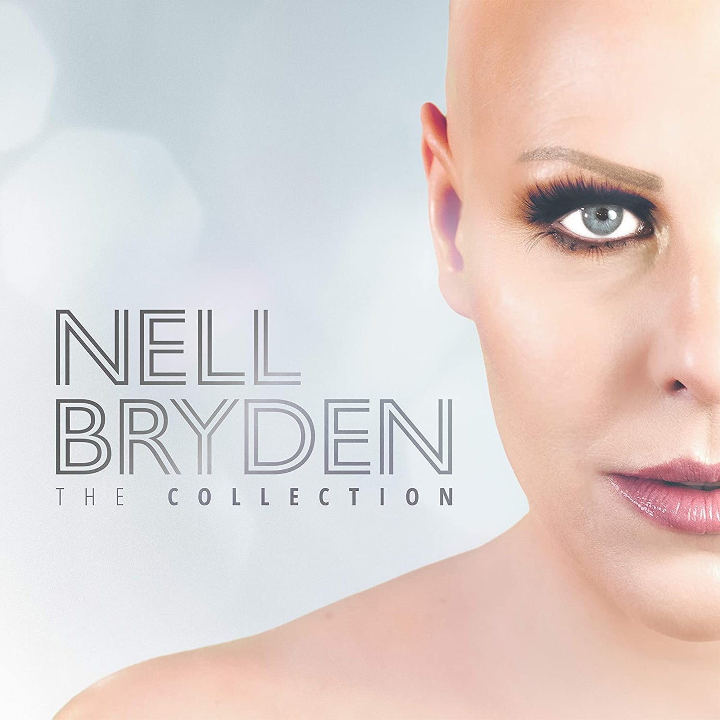 A woman's face is shown with the text "Nell Bryden the collection".
