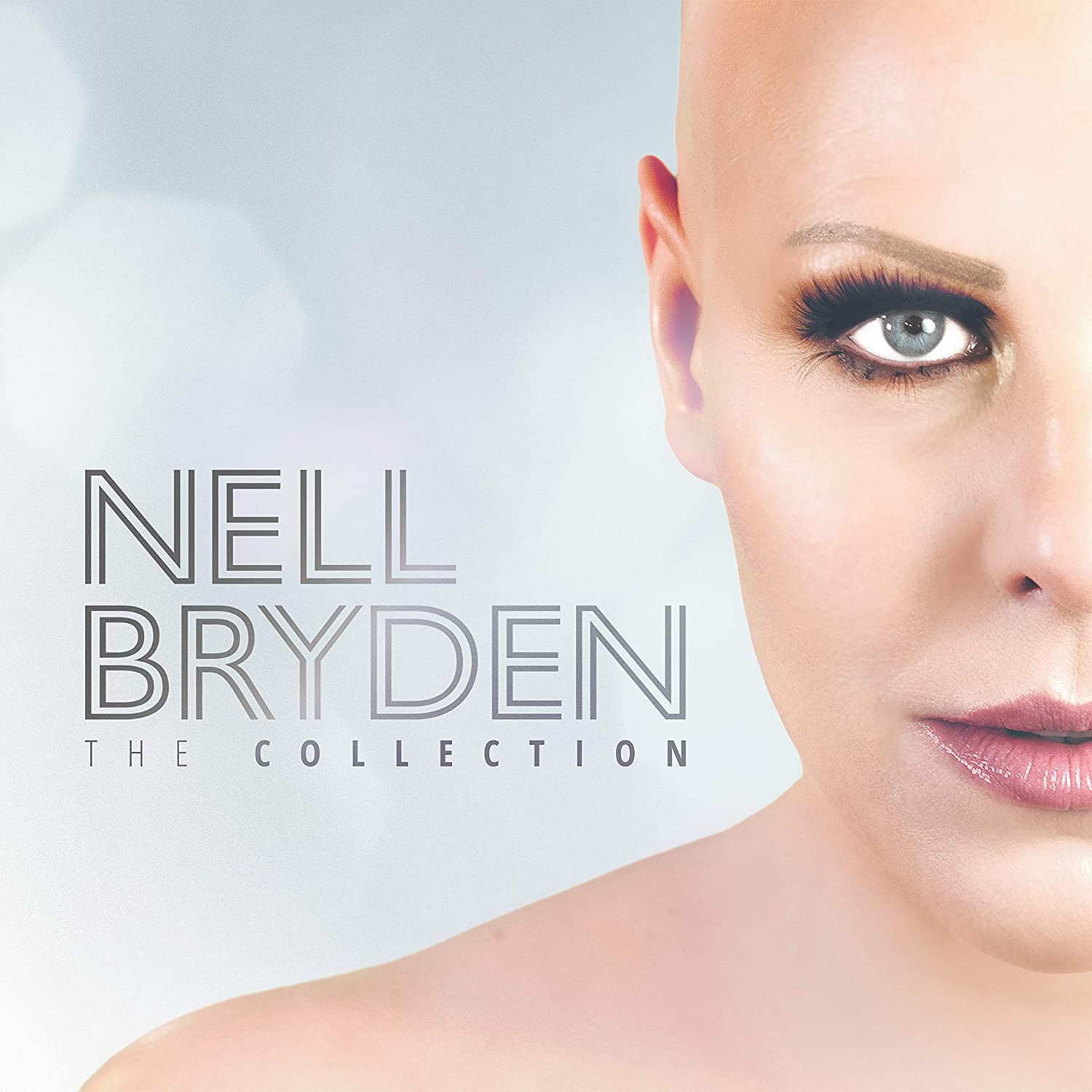 A woman's face is shown with the text "Nell Bryden the collection".
