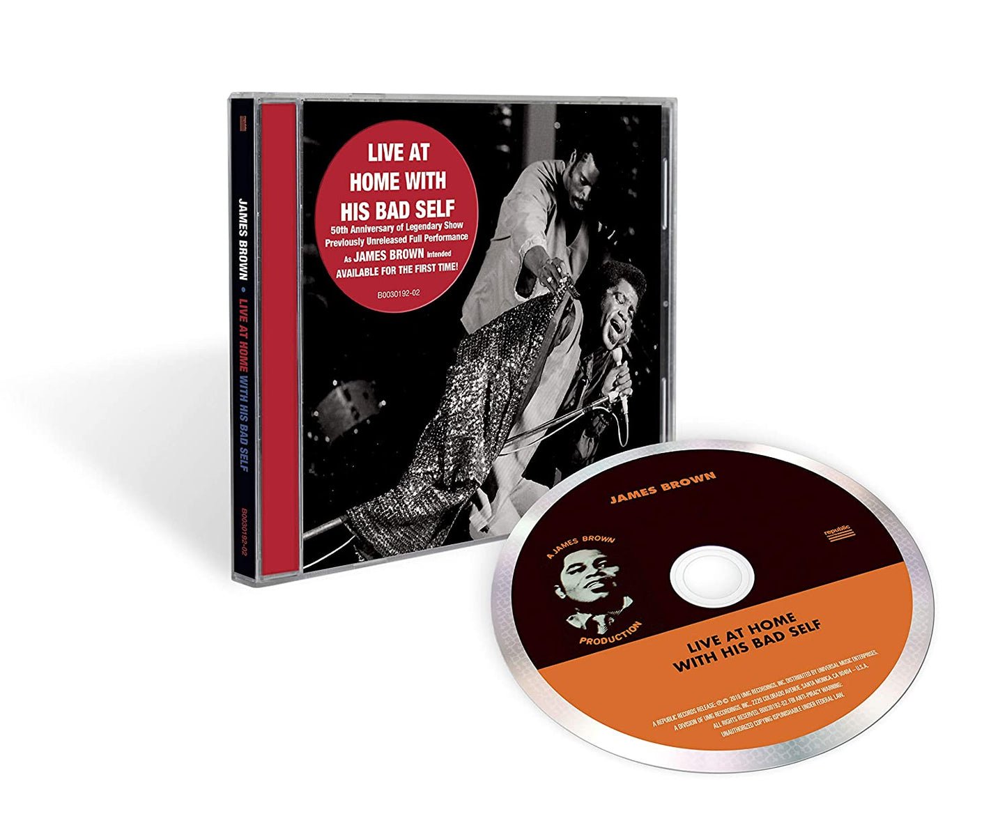 James Brown - Live At Home With His Bad Self [CD]