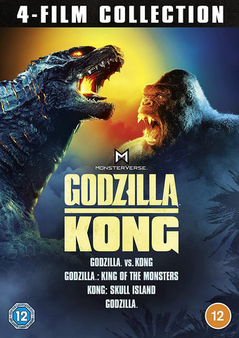 GODZILLA and KONG 4 FILM COLLECTION DVD