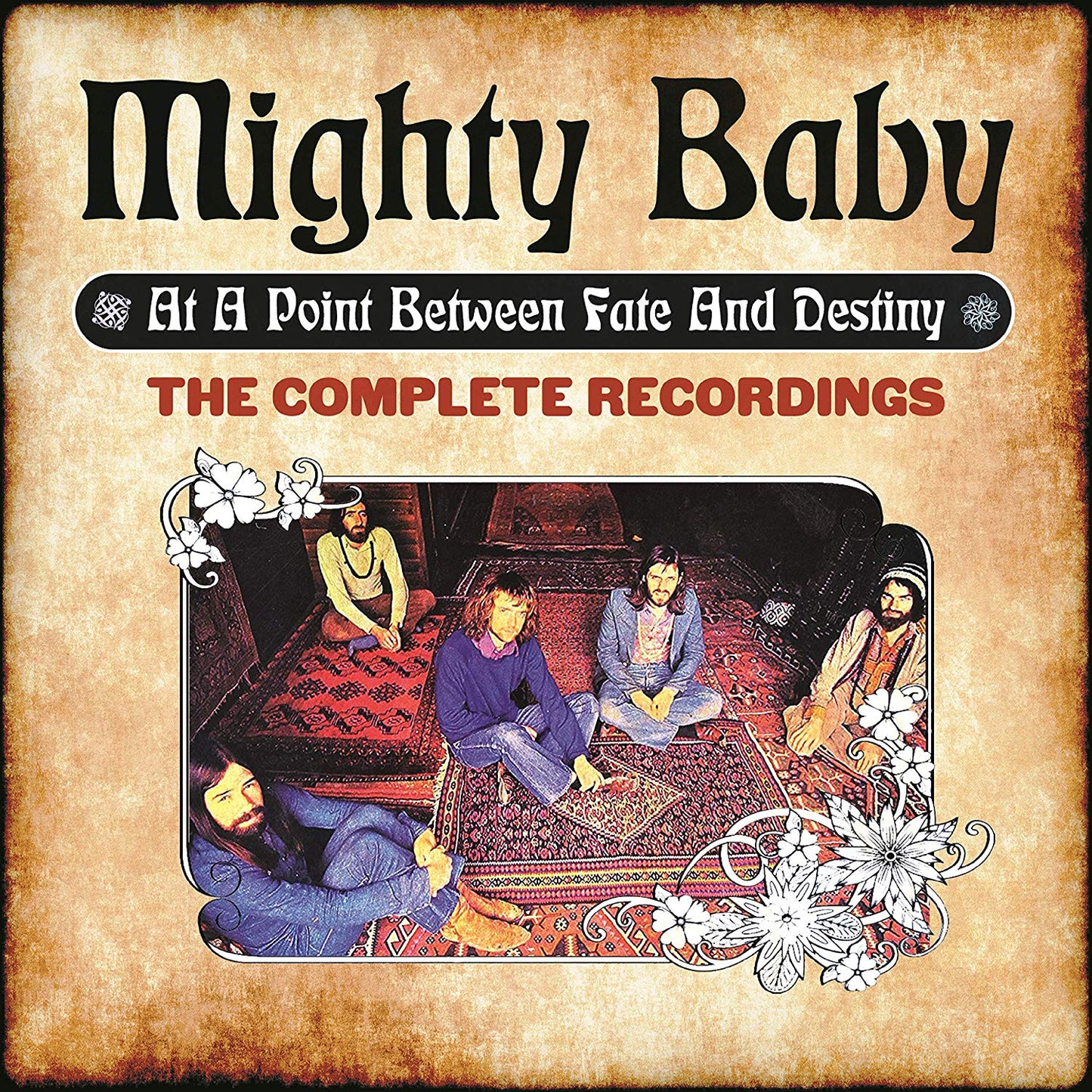 "Mighty Baby" 6-CD box set with booklet and inserts on a white background.