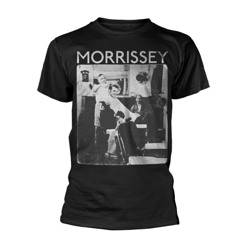 Morrissey T Shirt Barber Shop Logo New Official Mens Black