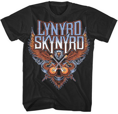 Lynyrd Skynyrd Crossed Guitars T-Shirt black S