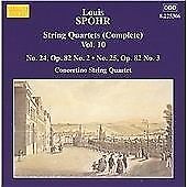 Moscow Philharmonic Concertino - SPOHR: String Quartets Vol.10 [CD]